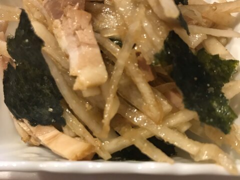 焼き豚と大根のサラダ！